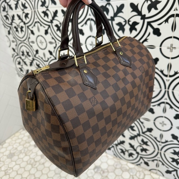 Speedy 30 Damier Ebene USED and in EUC Comes With Dust Bag - Picture 2 of 16
